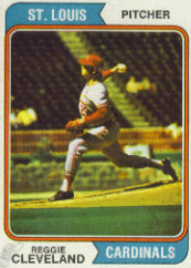 1974 Topps Baseball Cards      175     Reggie Cleveland